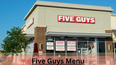 Five Guys Menu