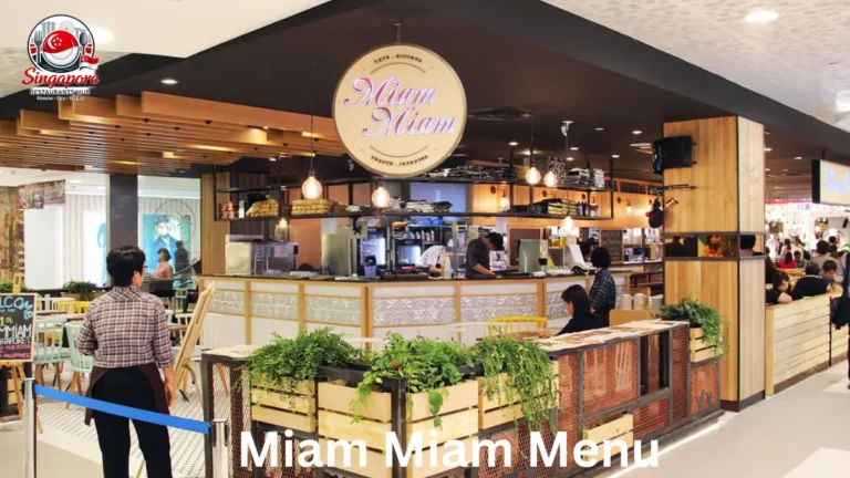 Miam Miam Menu Singapore