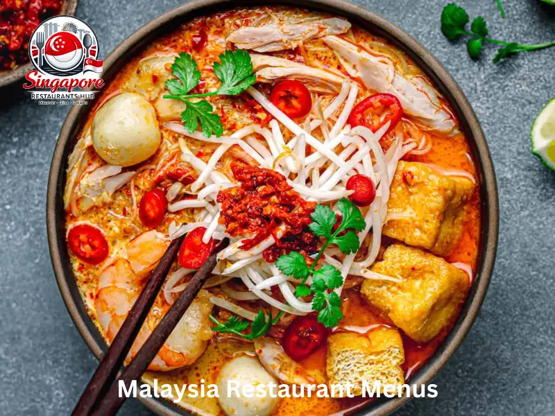 Laksa noodle soup Malaysia