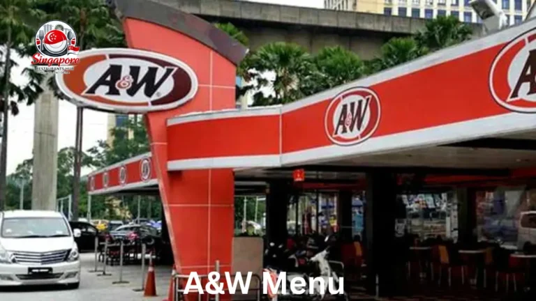 A&W menu Malaysia with root beer burgers and fried chicken