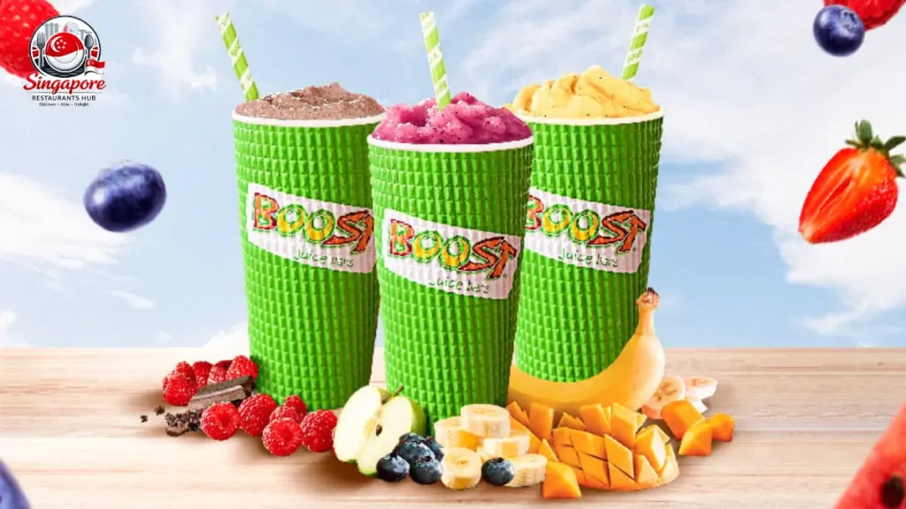 Boost Fresh Juice Bar Menu