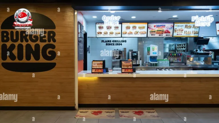 Burger King menu Malaysia with burgers fries and drinks