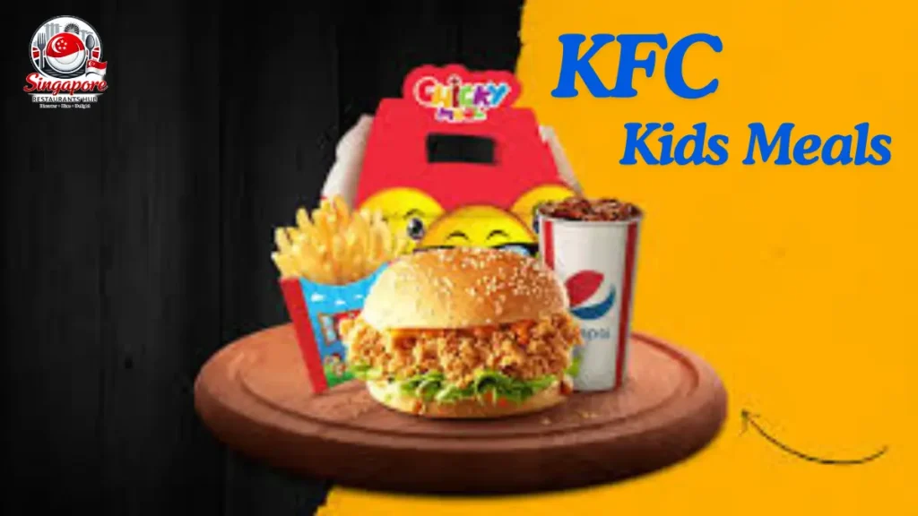 KFC kids meals Malaysia with chicken nuggets fries and drink