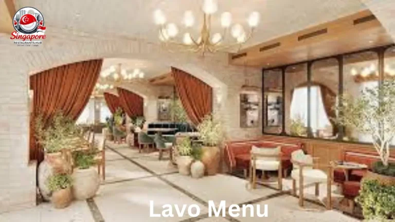 Lavo Menu Singapore
