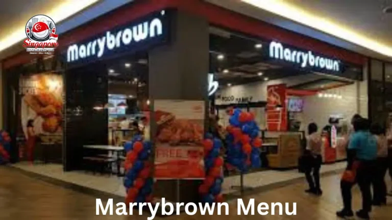 Marrybrown menu Malaysia with fried chicken burgers and meals