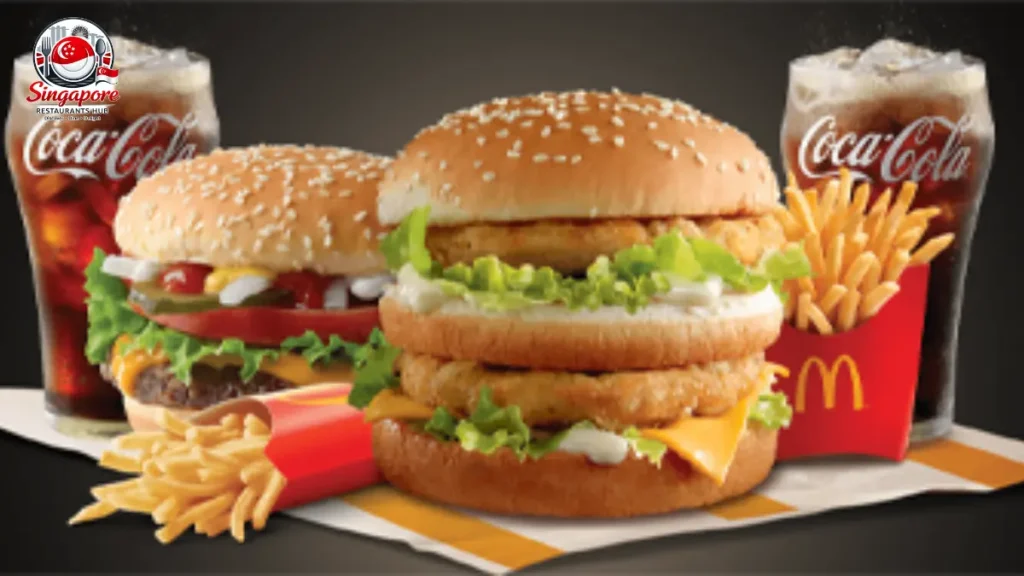 McDonald’s burger menu Malaysia with Big Mac and McChicken