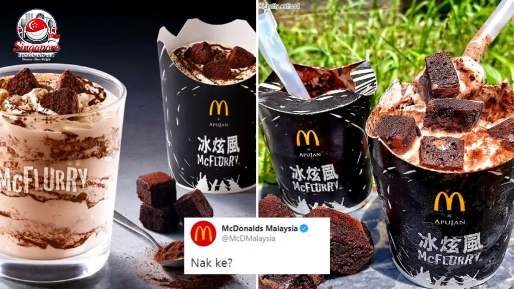 McDonald’s drinks menu Malaysia with soft drinks coffee and juices