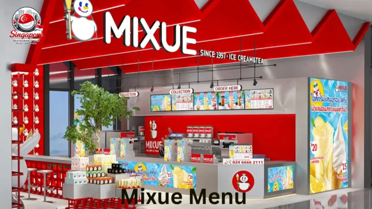 Mixue Menu Singapore