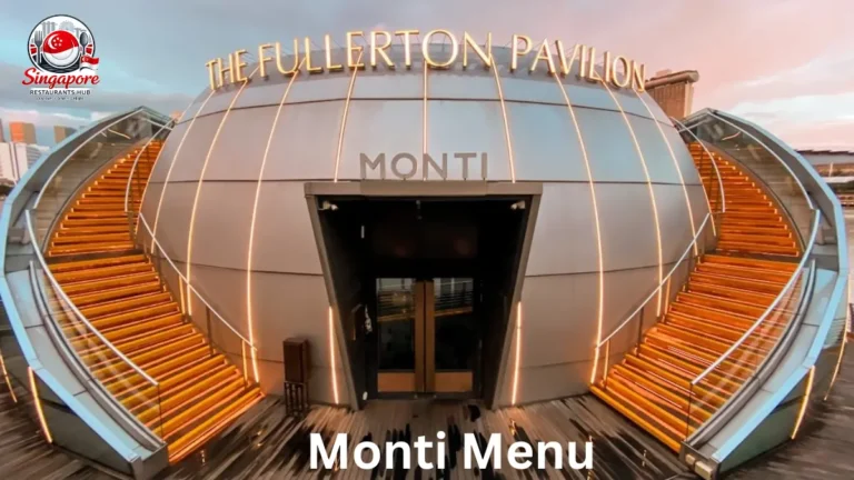 Updated Monti Singapore menu with prices and popular items