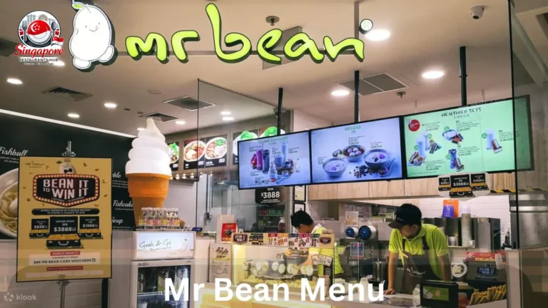 Mr Bean Menu Singapore