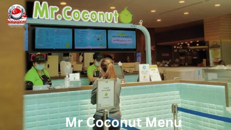Mr Coconut Menu Singapore