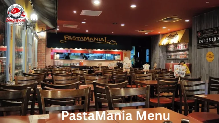 PastaMania Menu Singapore