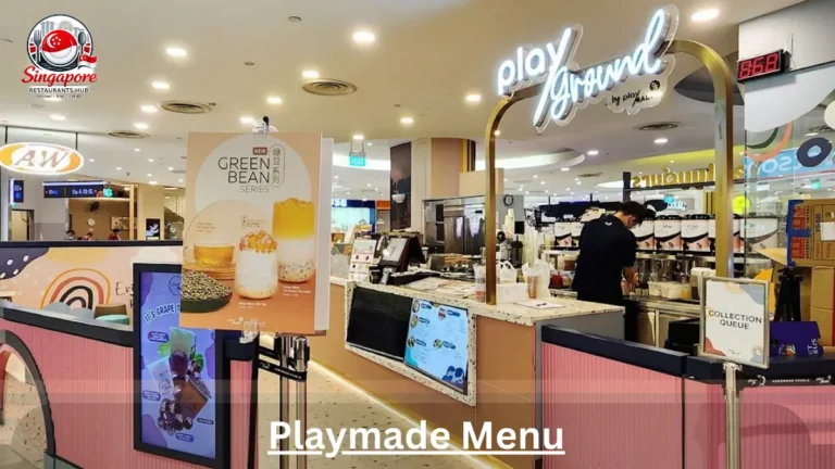 Playmade Menu Singapore