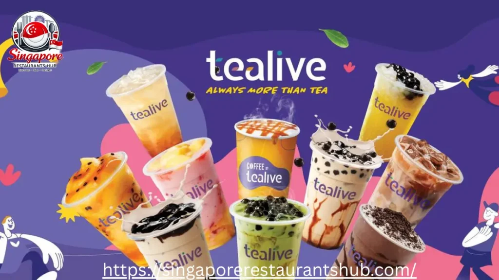 Tealive menu Malaysia with bubble tea milk tea and drinks