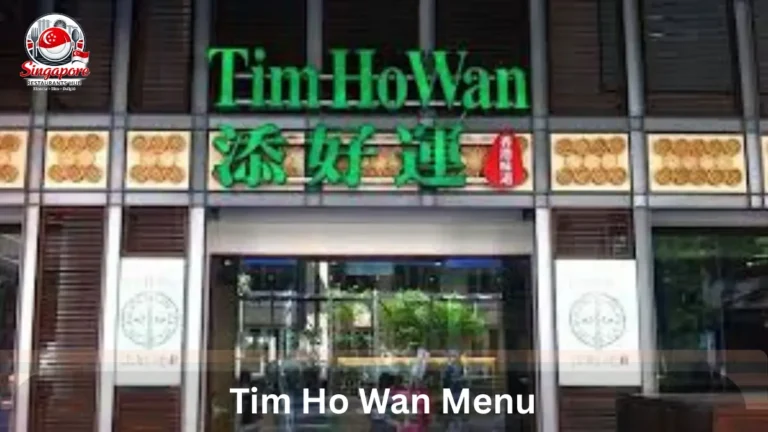 Tim Ho Wan Menu Singapore