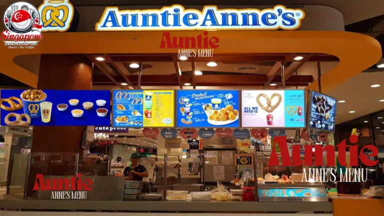 Auntie Anne’s Menu Malaysia