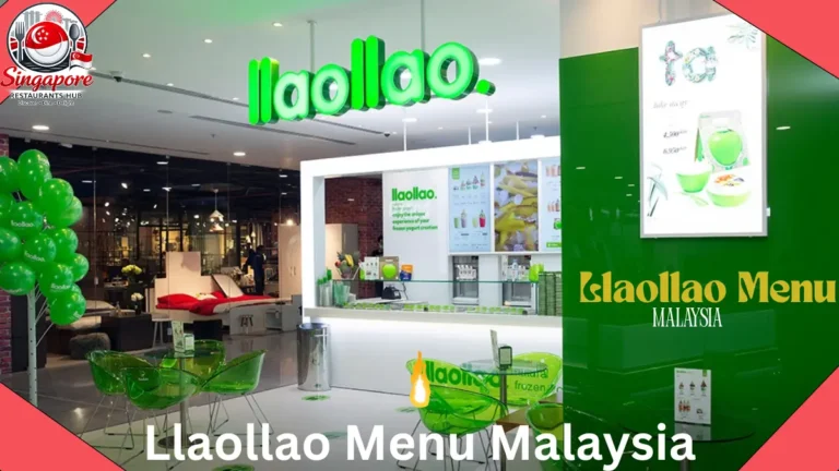 Llaollao menu Malaysia with frozen yogurt tubs and toppings