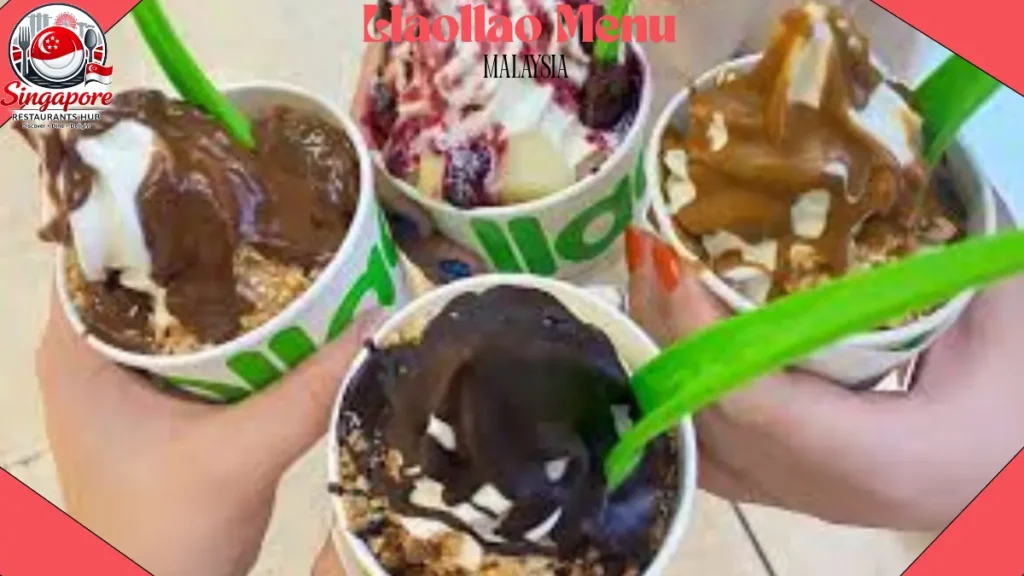 Llaollao smoothies Malaysia with fruit and frozen yogurt