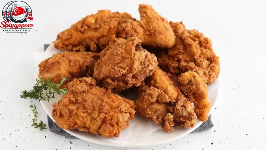 Grilled chicken chop with vegetables